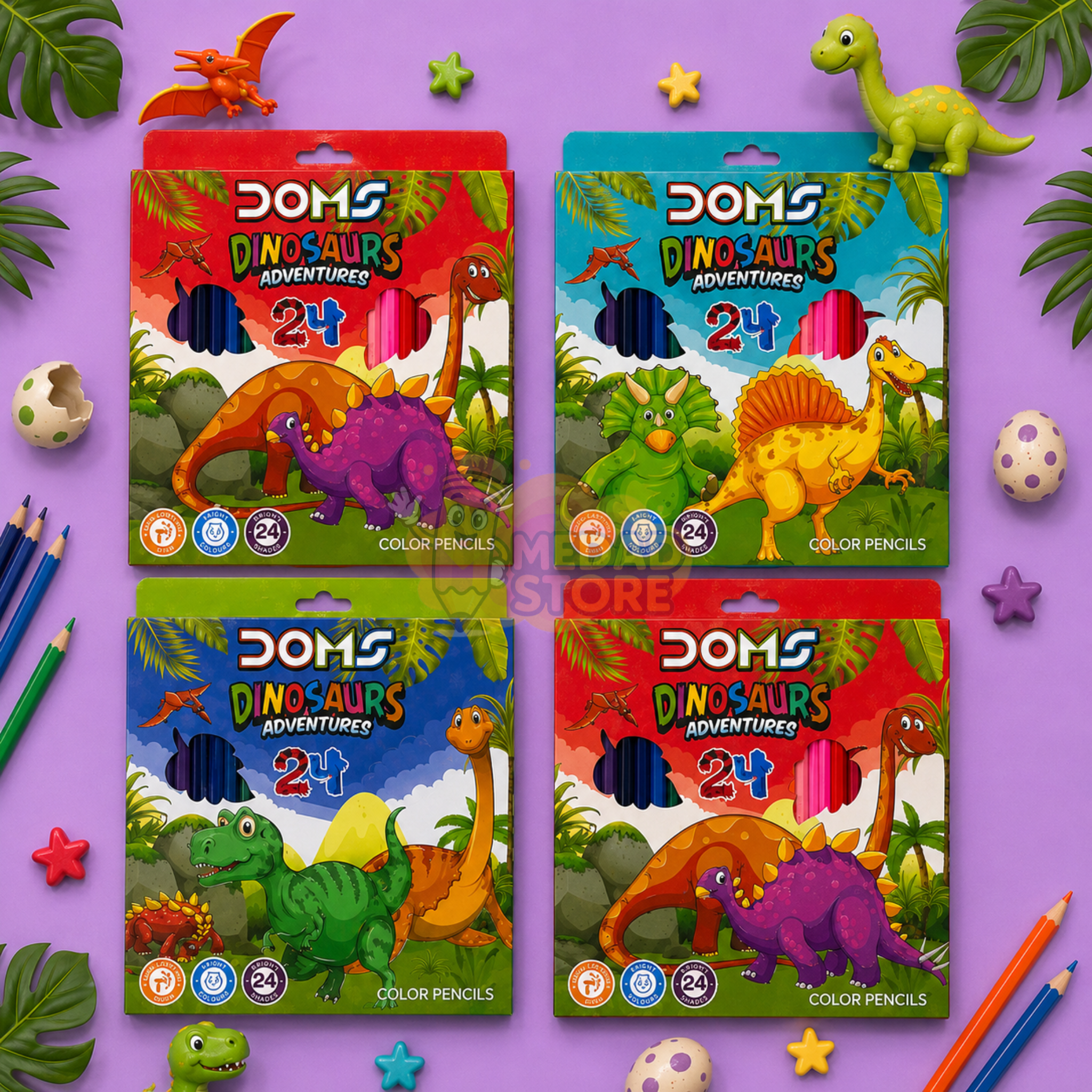 مدادرنگی ۲۴رنگ دامس